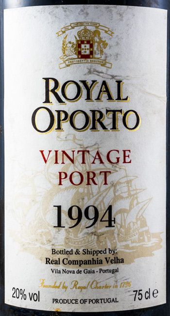 1994 Real Companhia Velha Royal Oporto Vintage Port (paper label)