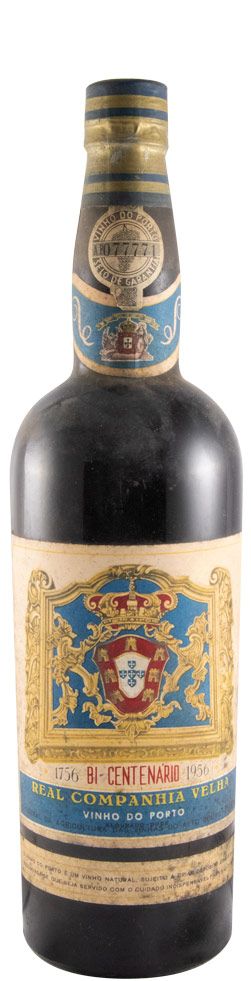 Real Companhia Velha Bicentenário 1756-1956 Port (slender bottle)