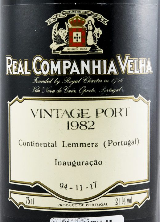 1982 Real Companhia Velha Vintage Port
