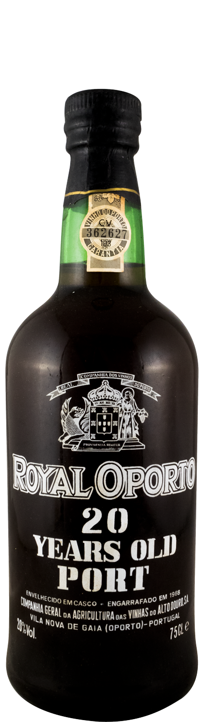 Real Companhia Velha 20 anos Porto (garrafa pirogravada)