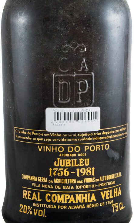 Real Companhia Velha Jubiléu 1756-1981 Port