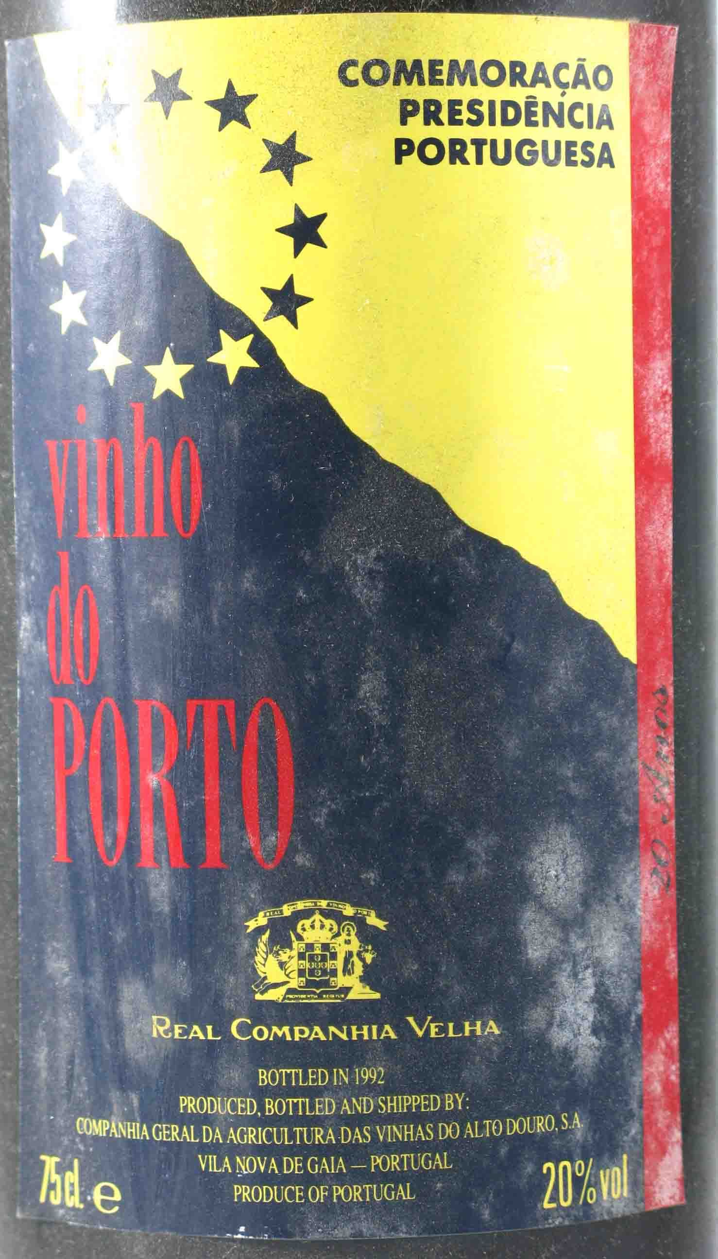 Real Companhia Velha Comemoração Presidência Europeia Port