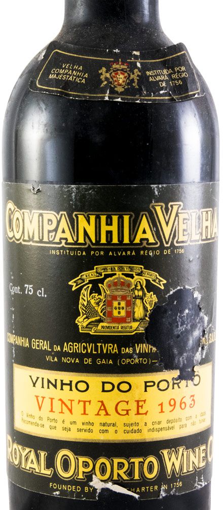 1963 Real Companhia Velha Vintage Port (black label)
