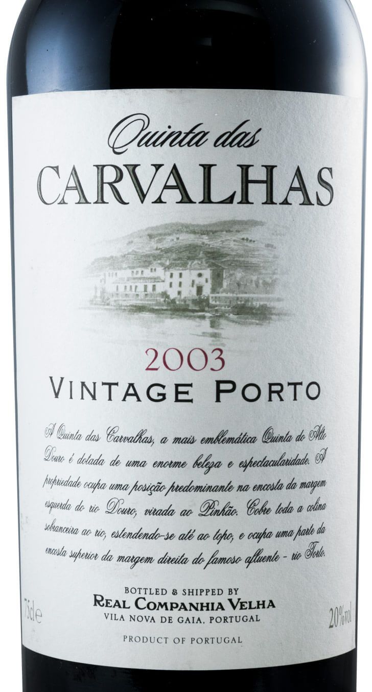 2003 Quinta das Carvalhas Vintage Porto