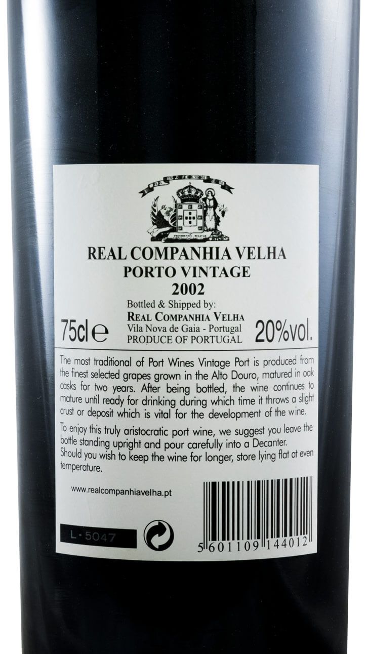2002 Real Companhia Velha Vintage Porto