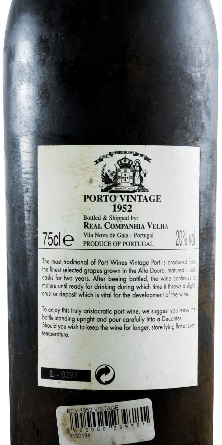1952 Real Companhia Velha Vintage Porto