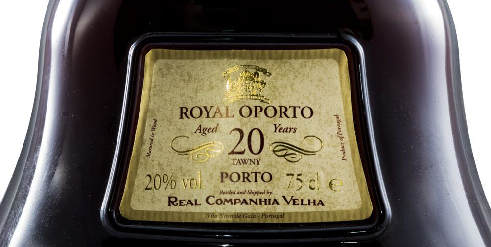 Real Companhia Velha Royal Oport 20 years Port w/Glasses