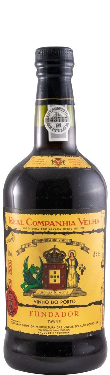 Real Companhia Velha Tawny Fundador w/Silver Plate Port 2x75cl