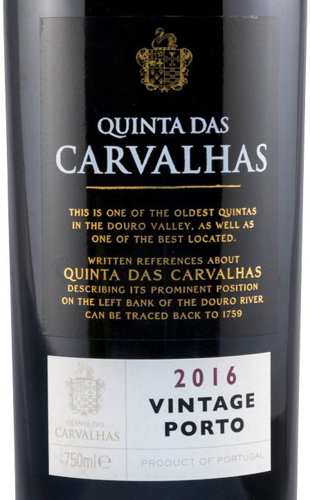 2016 Quinta das Carvalhas Vintage Porto