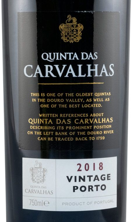 2018 Quinta das Carvalhas Vintage Porto