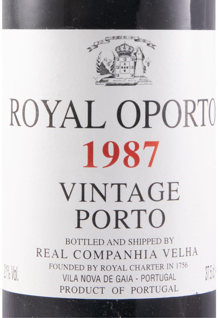 1987 Real Companhia Velha Vintage Port (former bottle) 37.5cl
