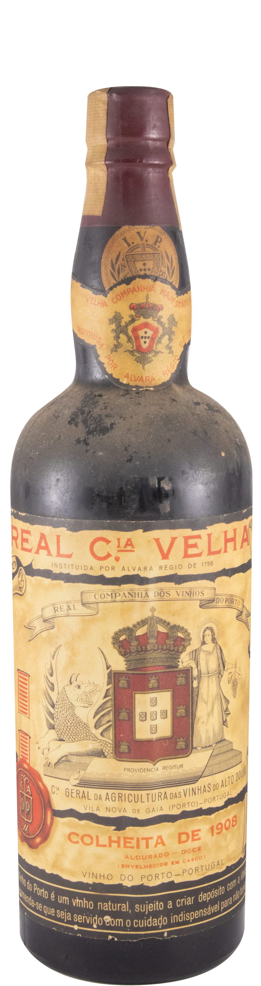 1908 Real Companhia Velha Colheita Port (paper label)