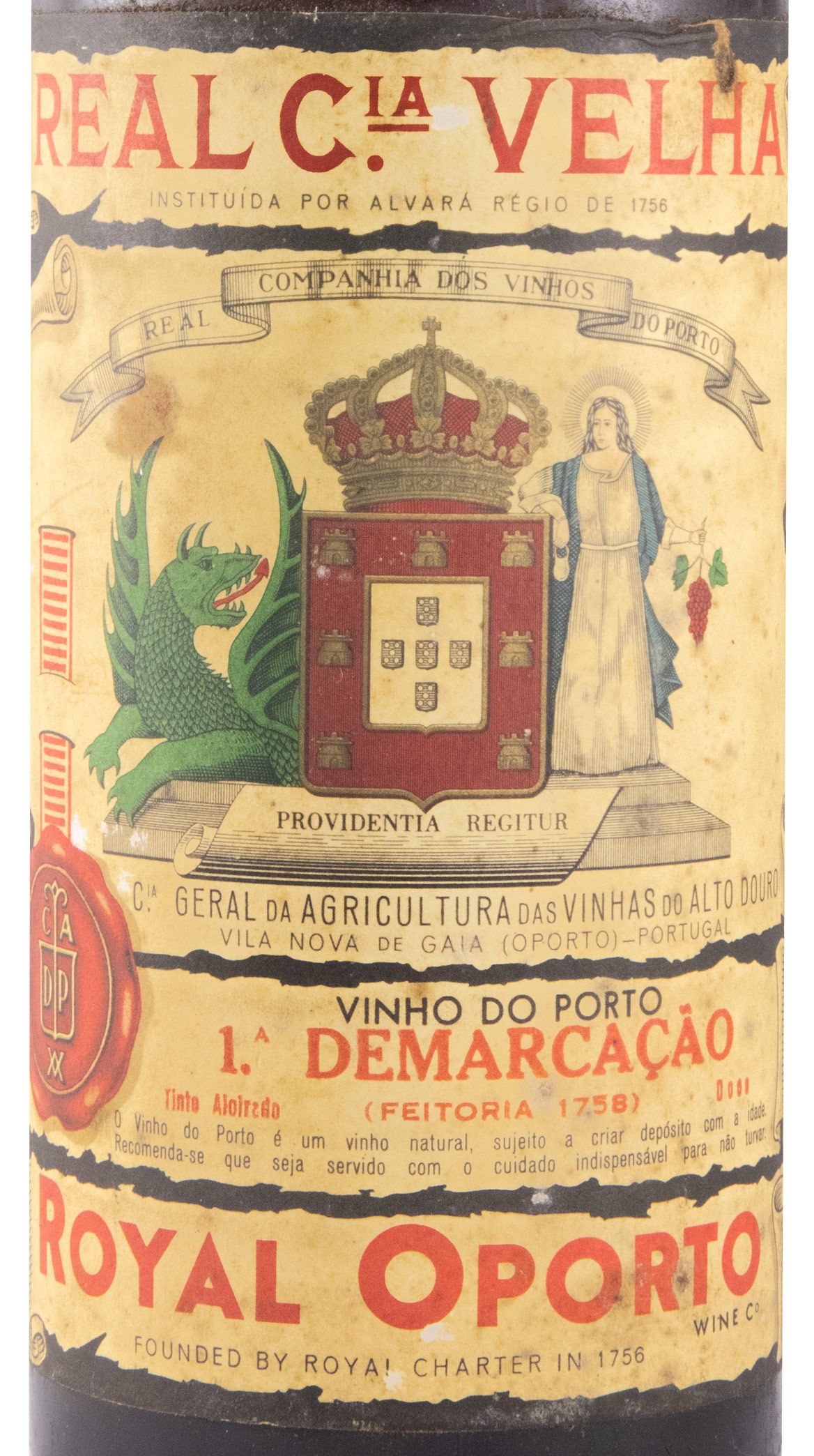 Real Companhia Velha 1ª Demarcação Port (slender bottle)