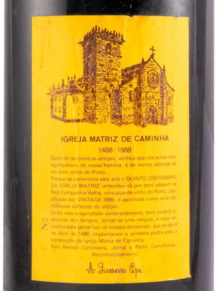 1985 Real Companhia Velha Vintage Porto (garrafa comemorativa)