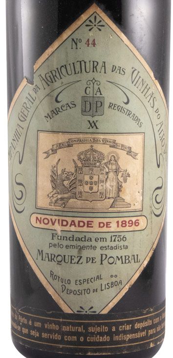 1896 Real Companhia Velha Novidade Marquez de Pombal Porto