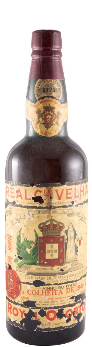 1940 Real Companhia Velha Colheita Port (slender bottle)