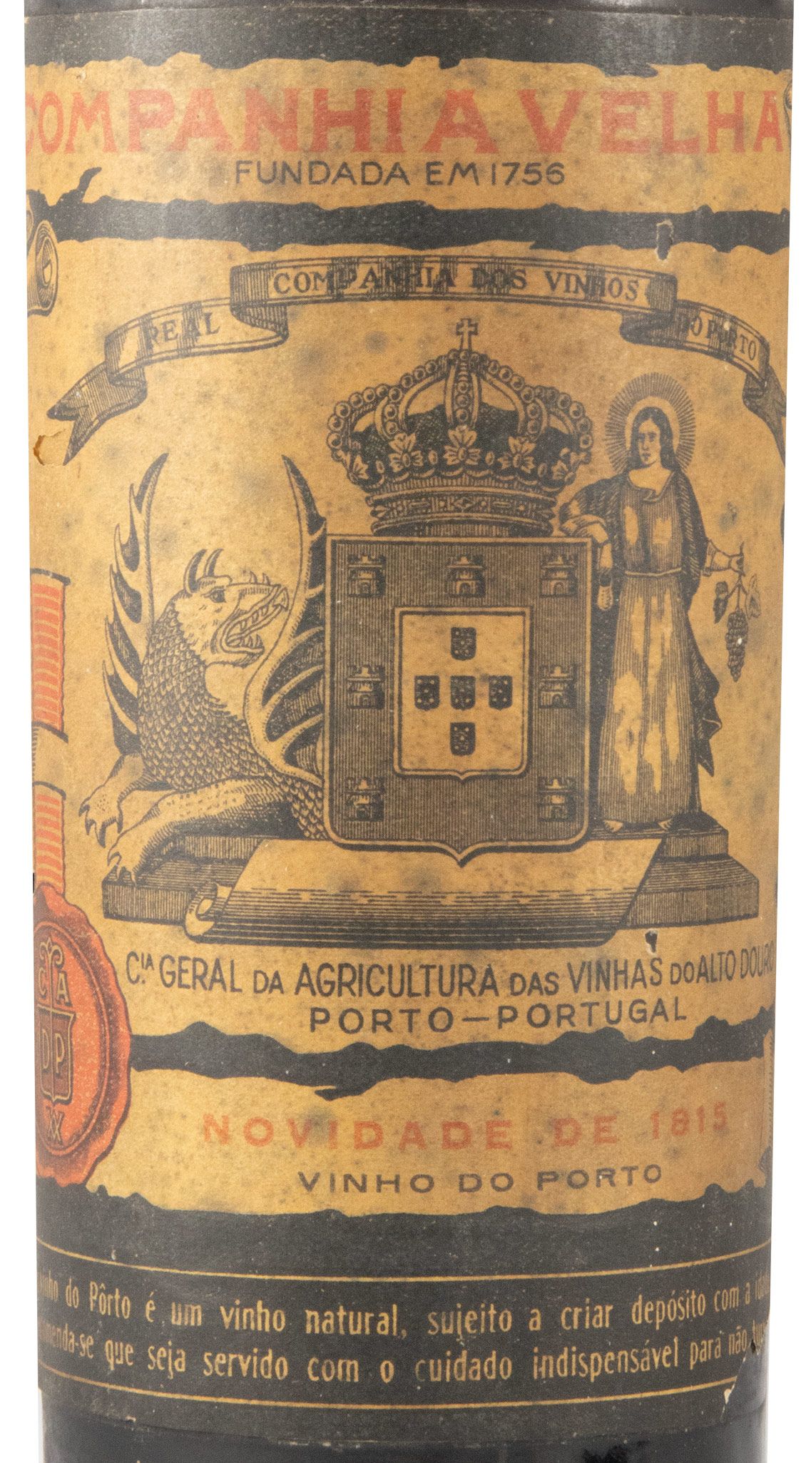 1815 Real Companhia Velha Novidade Port (yellow label)