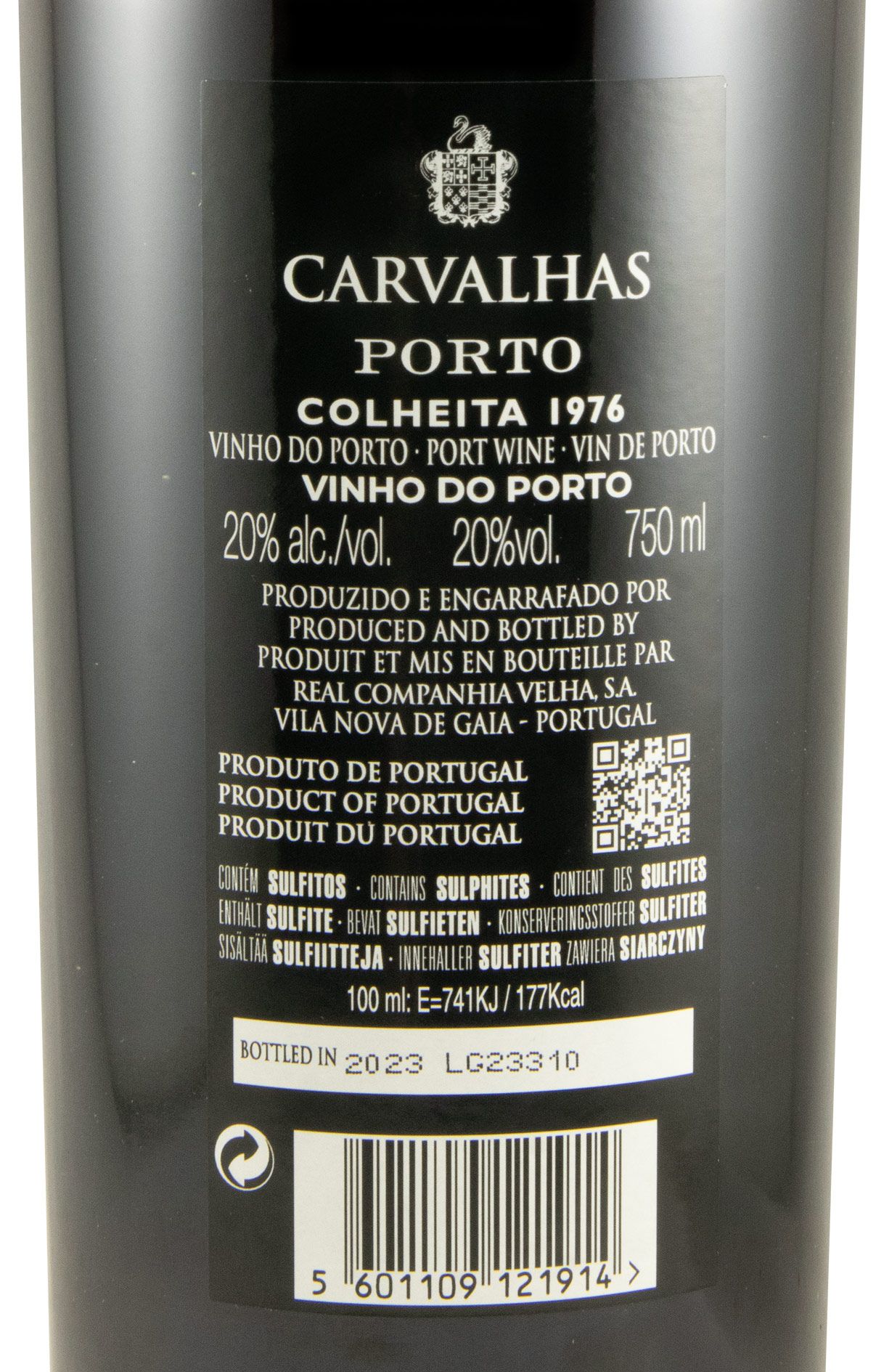 1976 Quinta das Carvalhas Colheita Porto