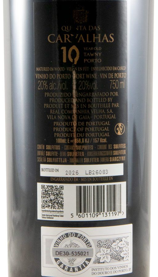 Quinta das Carvalhas 10 years Port