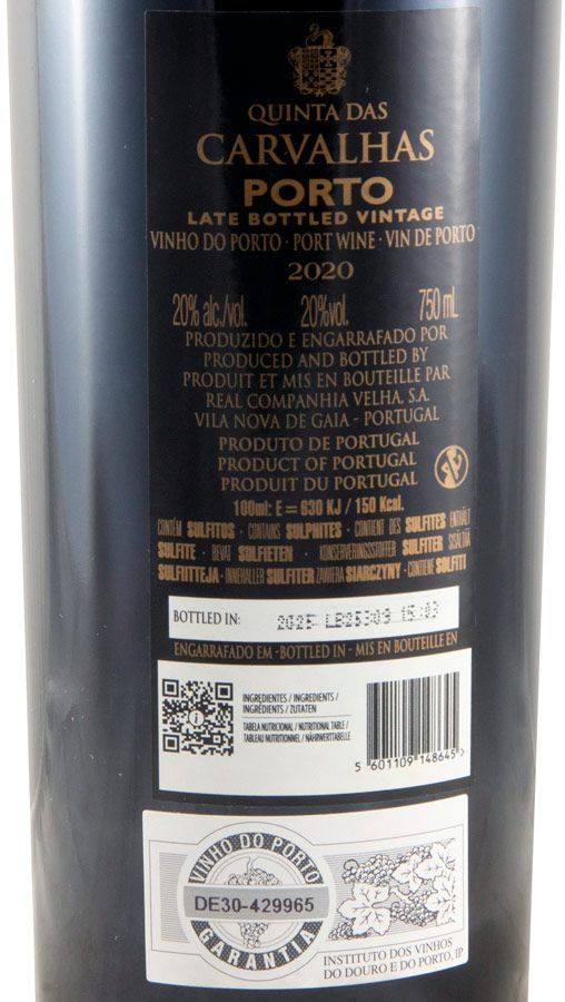 2020 Quinta das Carvalhas LBV Porto