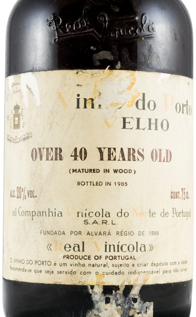 Real Vinícola 40 years Port (yellow label)