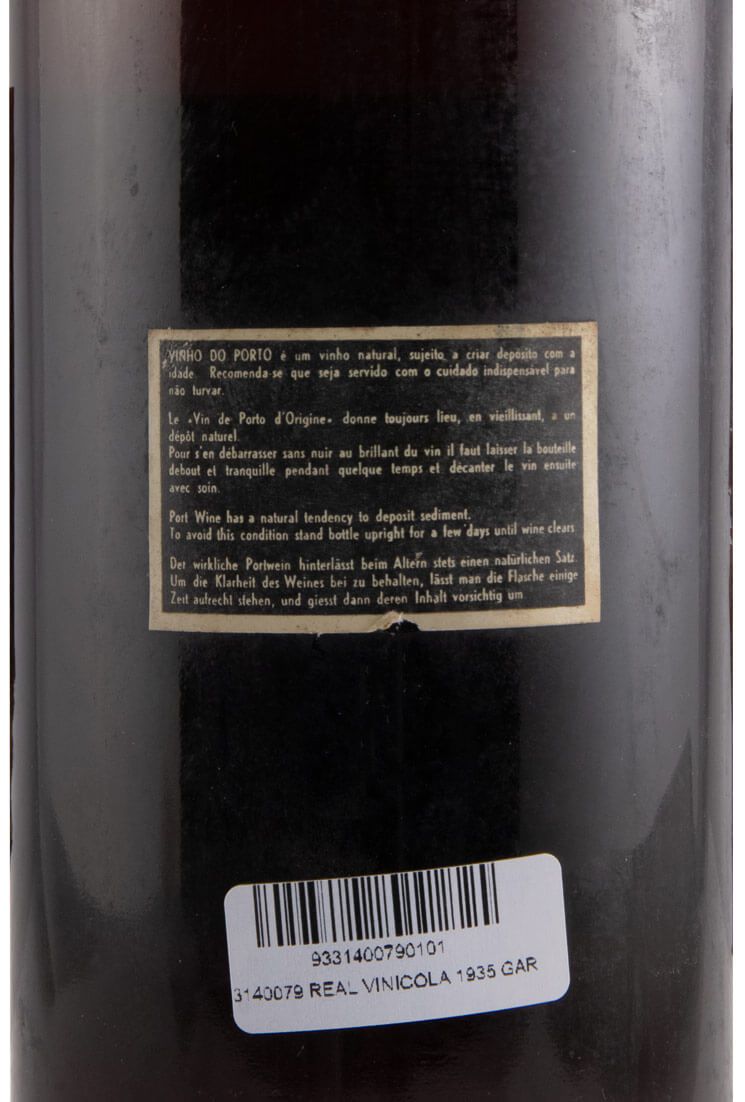 1935 Real Vinícola Garrafeira Port