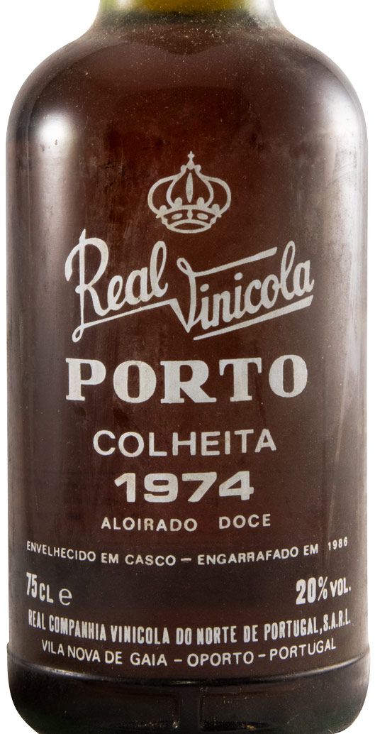 1974 Real Vinícola Colheita Port (laser-engraved bottle)