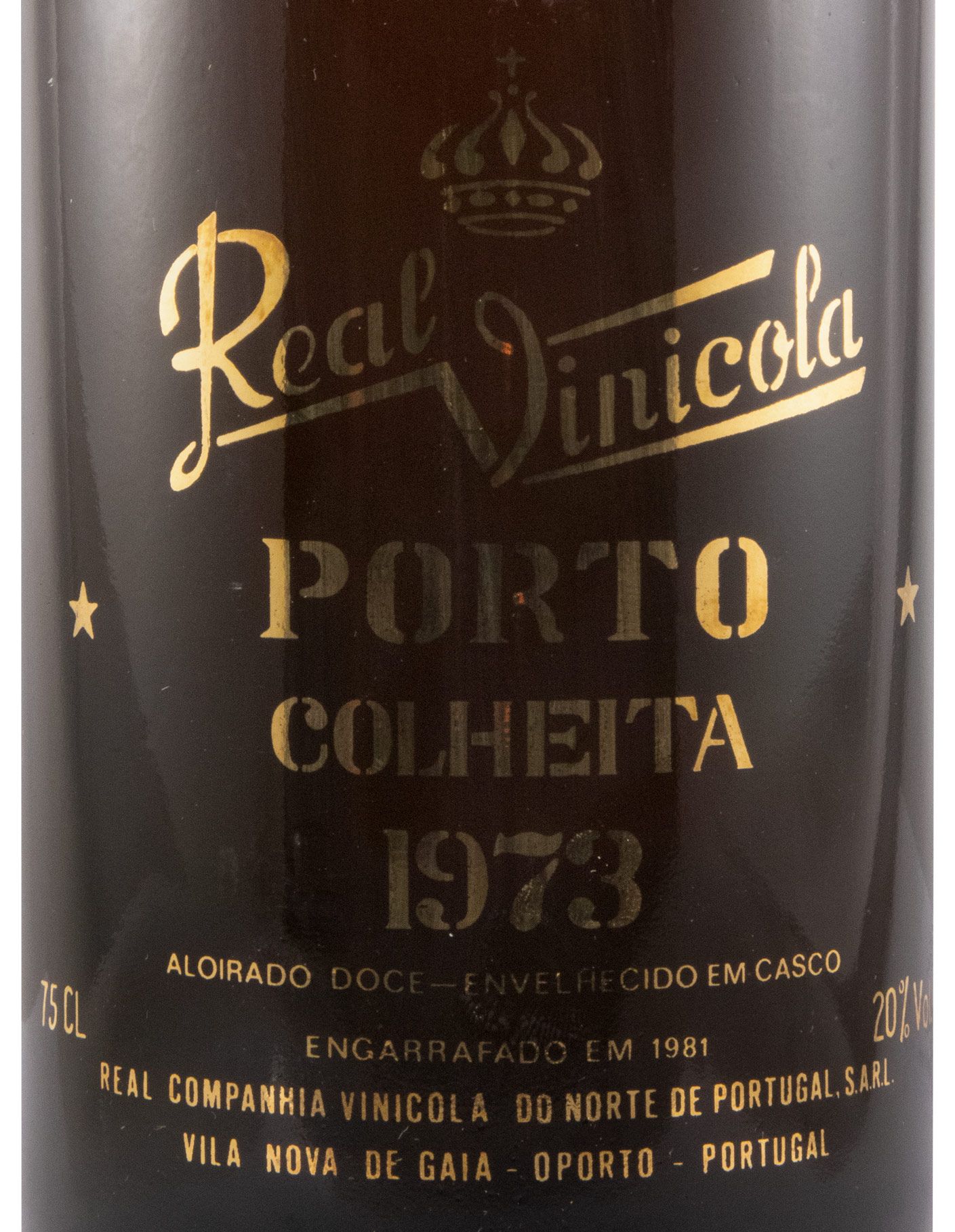 1973 Real Vinícola Colheita Port (bottle with gold laser engraving)