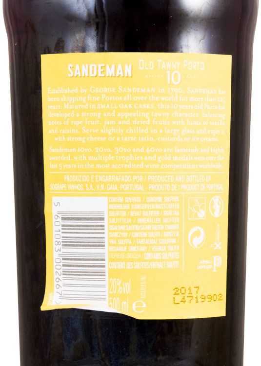 Sandeman 10 anos Porto 50cl