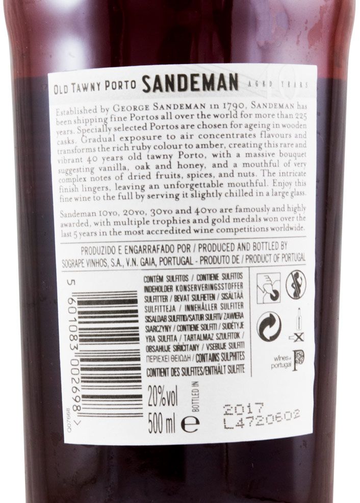 Sandeman 40 years Port 50cl