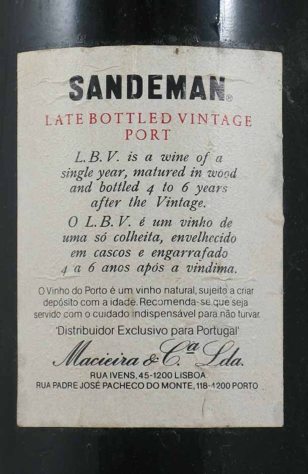 1979 Sandeman LBV Port