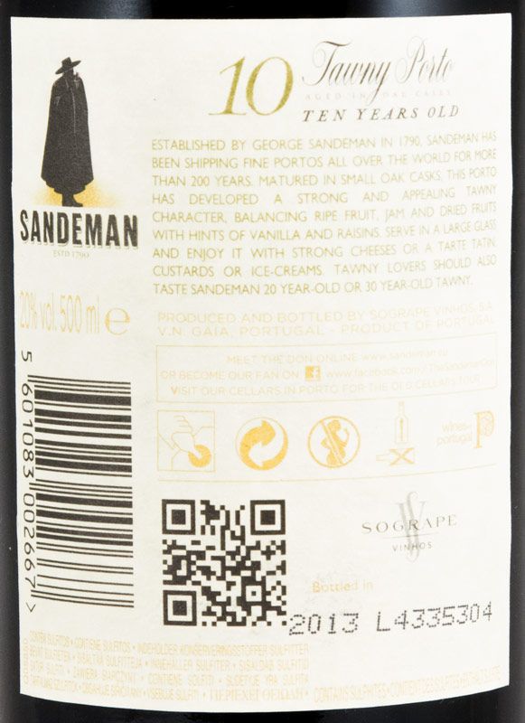 Pack Sandeman Century Of Tawny Port (10, 20, 30 e 40 years)