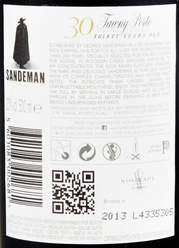 Pack Sandeman Century Of Tawny Port (10, 20, 30 e 40 years)