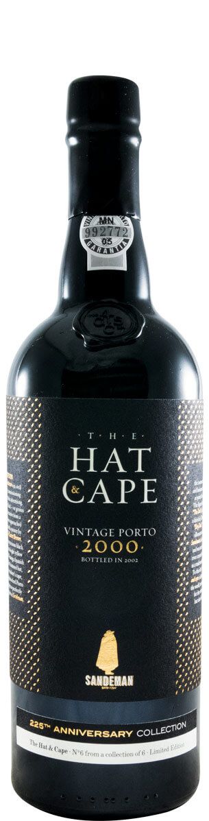2000 Sandeman The Hat & Cap 225th Anniversary Collection Vintage Porto