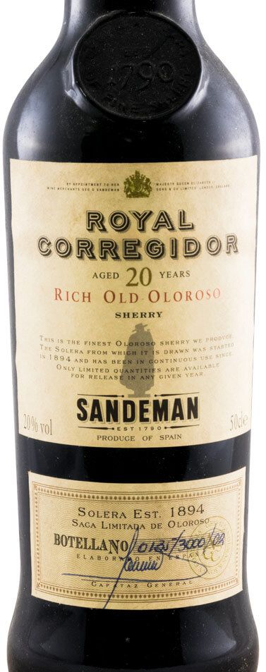 Pack Sandeman Old Rare Sherry Collection 20 years 50cl
