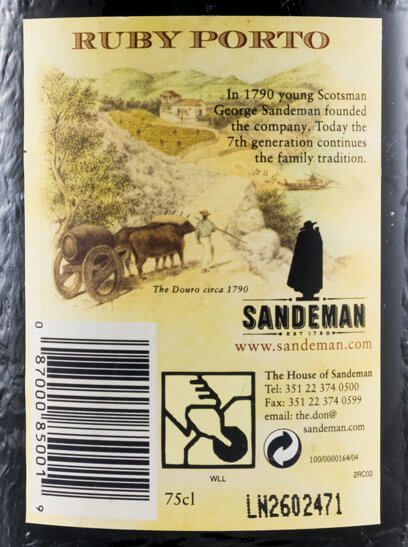 Sandeman Ruby Porto (garrafa baixa)