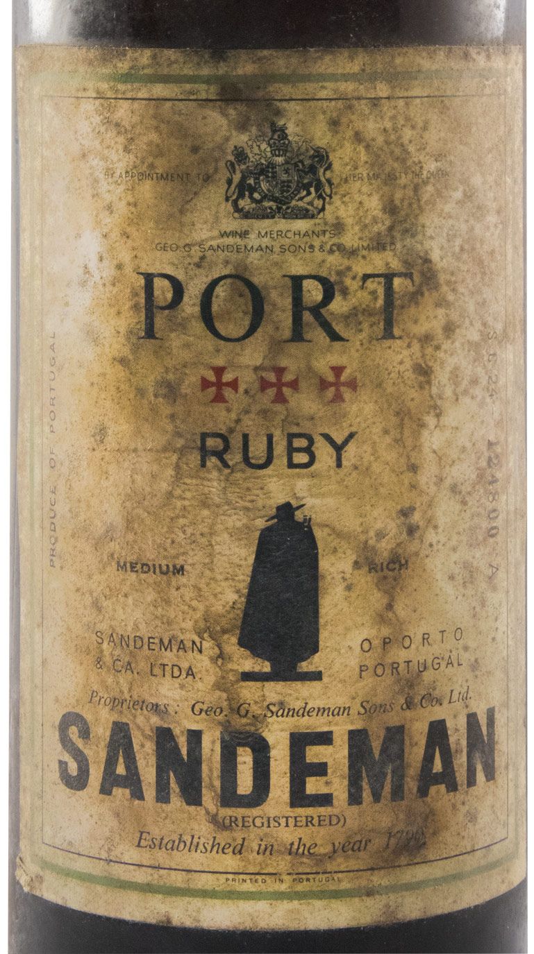 Sandeman 3 Estrelas Ruby Porto (garrafa antiga)