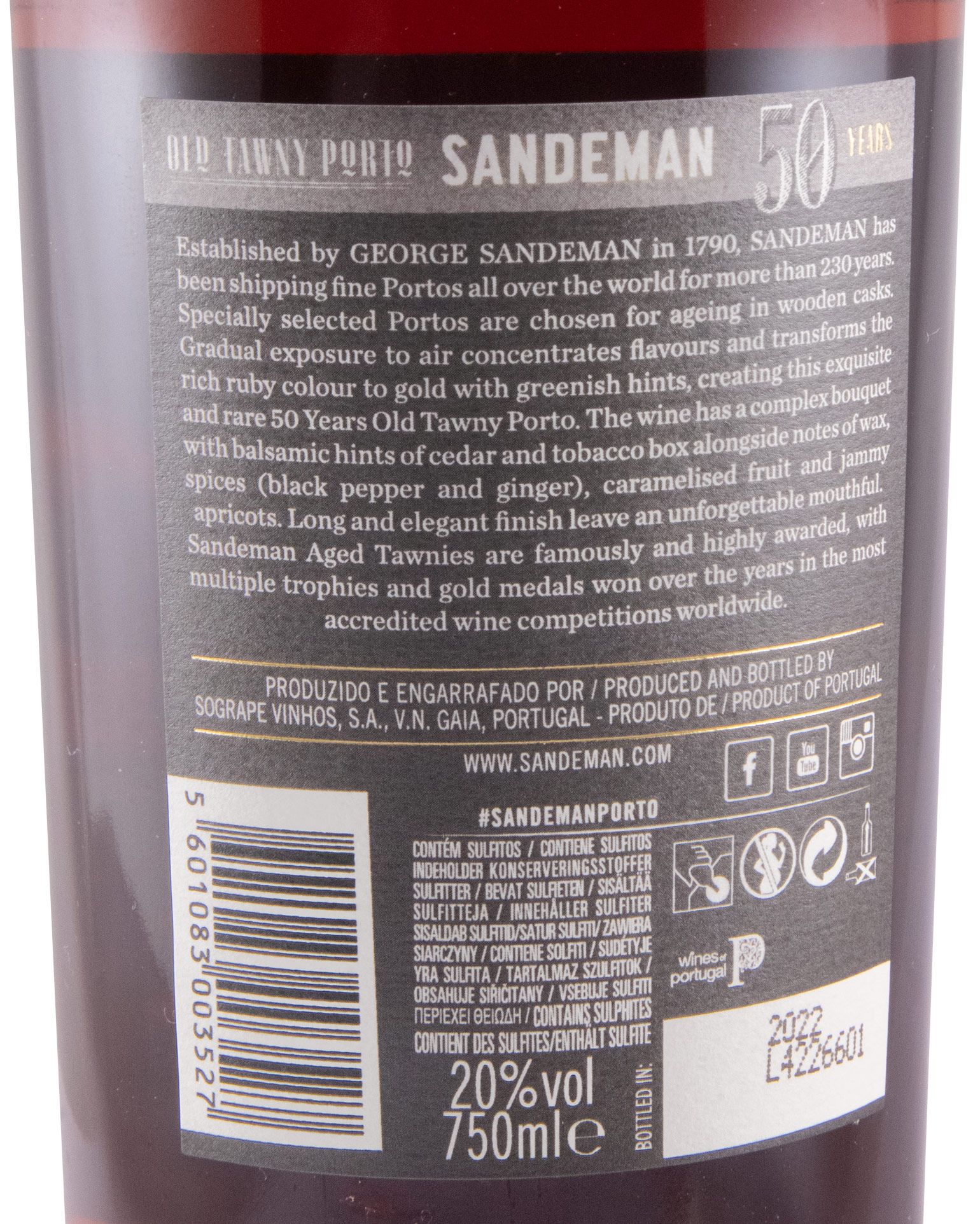 Sandeman 50 years Port