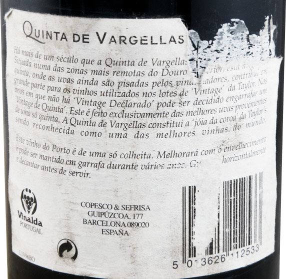 1996 Taylor's Quinta de Vargellas Vintage Porto