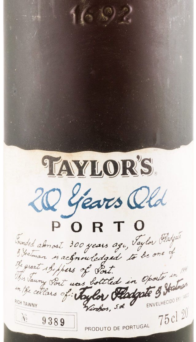 Taylor's 20 anos (engarrafado em 1990)