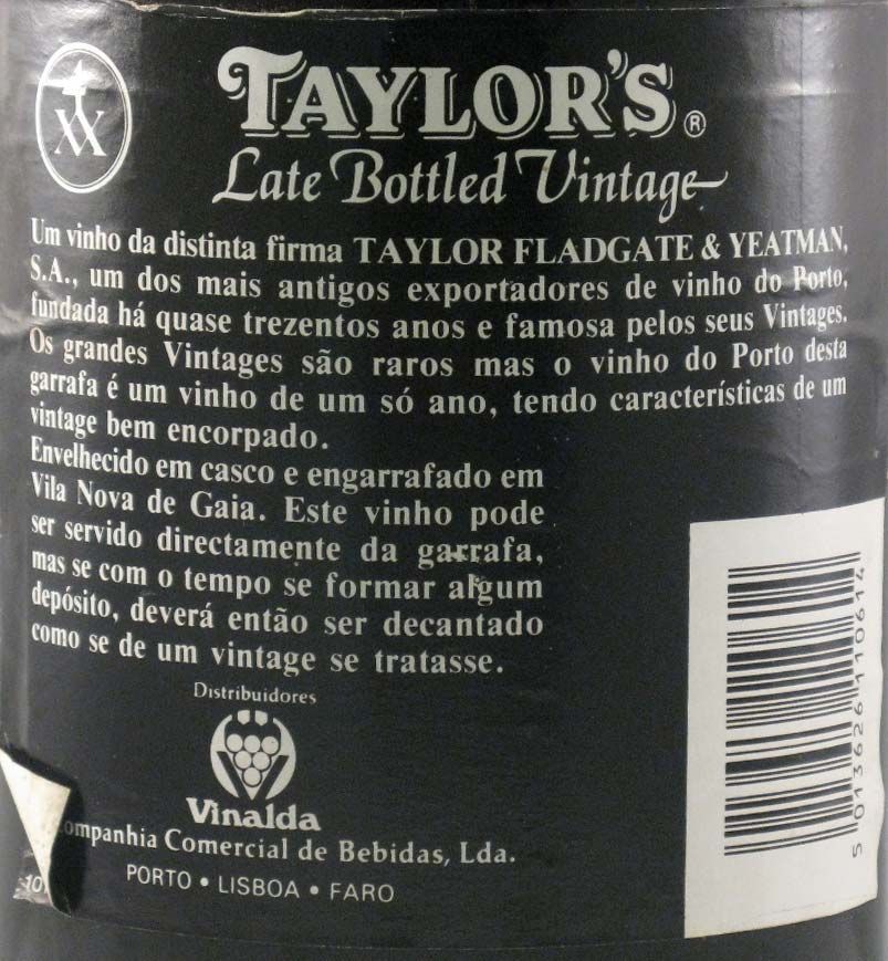 1983 Taylor's LBV Port 1.5L