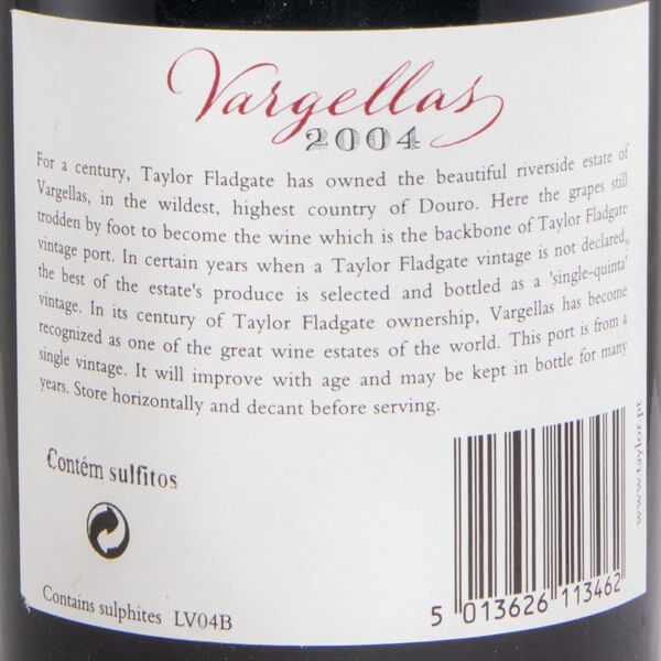 2004 Taylor's Quinta de Vargellas Vintage Porto