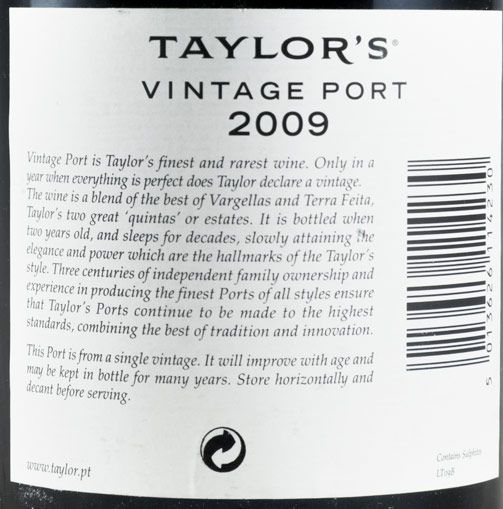 2009 Taylor's Vintage Porto