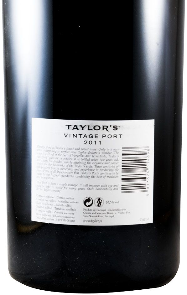2011 Taylor's Vintage Porto 3L