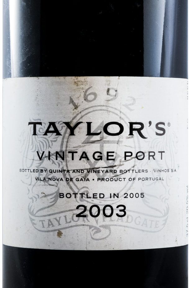 2003 Taylor's Vintage Porto 37,5cl
