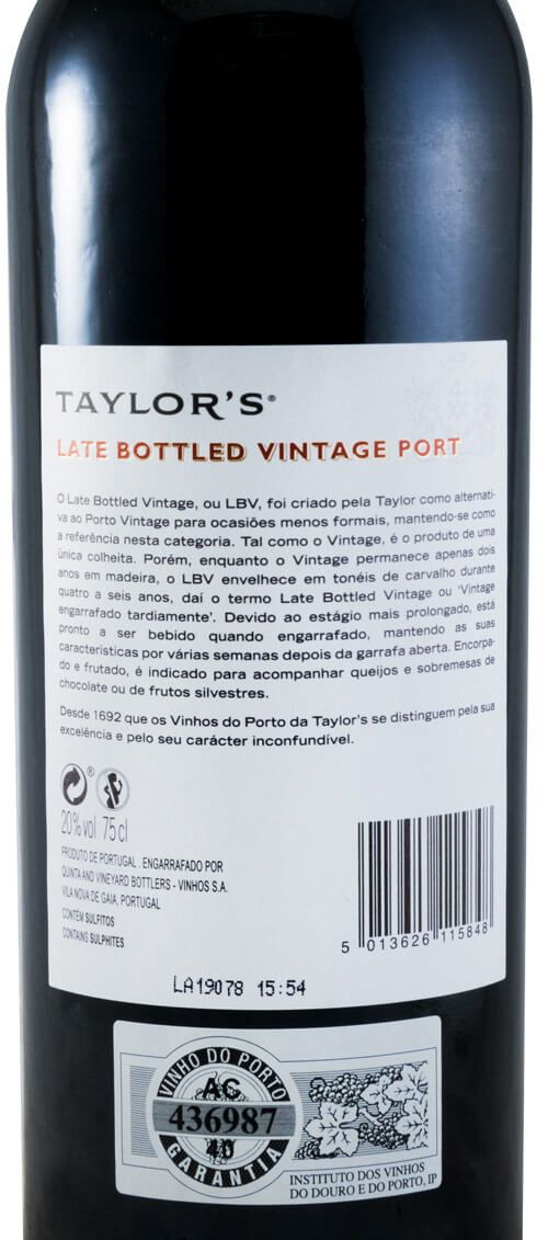 2014 Taylor's LBV Port