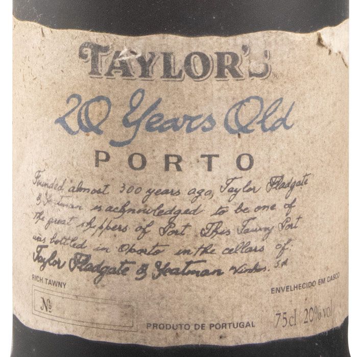 Taylor's 20 years Port (bottled in 1991)