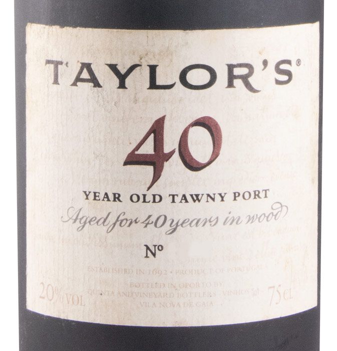 Taylor's 40 anos Porto (engarrafado em 2007)