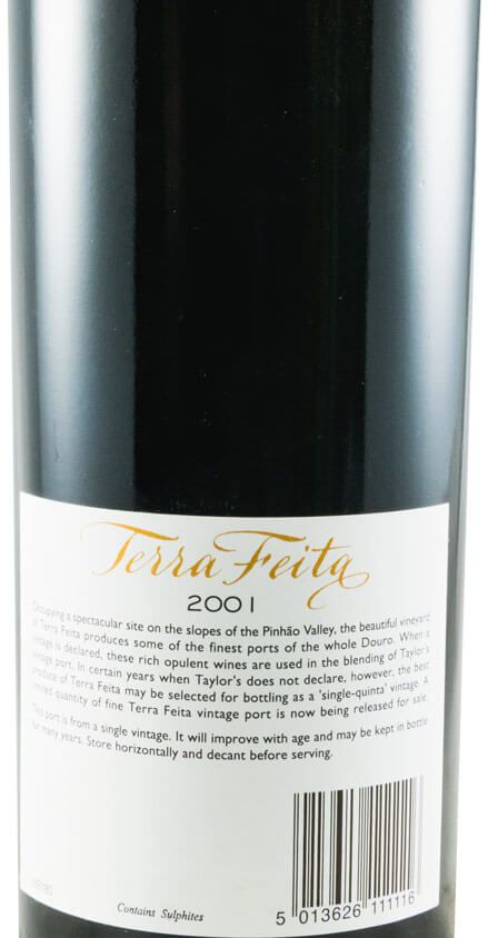 2001 Taylor's Quinta de Terra Feita Vintage Porto