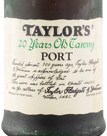 Taylor's 20 years Port (bottled in 1984)